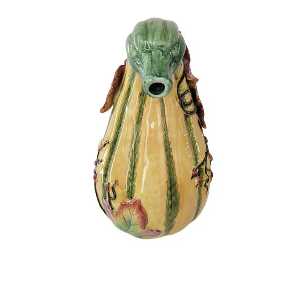 Fitz & Floyd Classics Harvest Heritage Fall Gourd 48 Oz Pitcher 68/605 Discontin - Picture 4 of 14